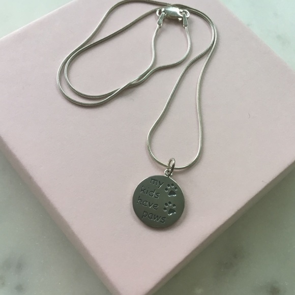 Sterling My Kids have Paws Necklace - Picture 6 of 16